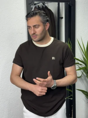 90s Tişört Kahverengi
