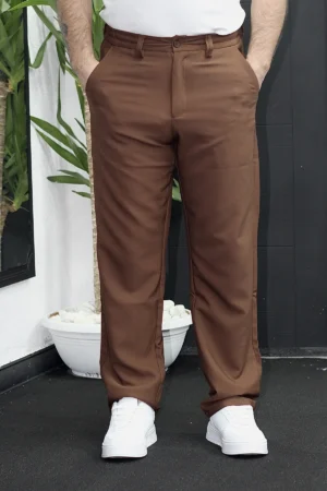 Jagger İpli Baggy Pantolon – Kahverengi