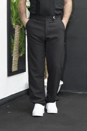 Jagger İpli Baggy Pantolon – Siyah